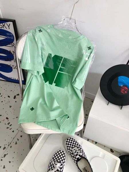 trendy spring and summer green cartoon letter printing loose round neck short sleeve t-shirt for men women, White
trendy spring and summer green cartoon letter printing loose round neck short sleeve t-shirt for men women, White