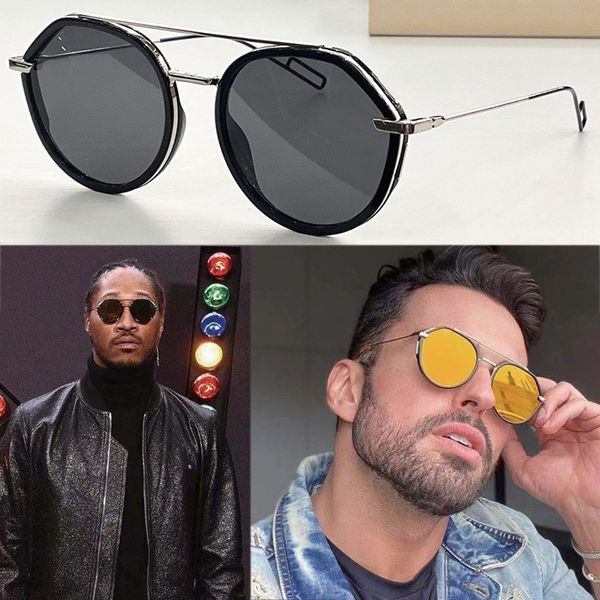 popular explosive mens ladies luxury designer sunglasses 0219s simple round frame slim temples design vacation travel party dress up cool wi, White;black
popular explosive mens ladies luxury designer sunglasses 0219s simple round frame slim temples design vacation travel party dress up cool wi, White;black