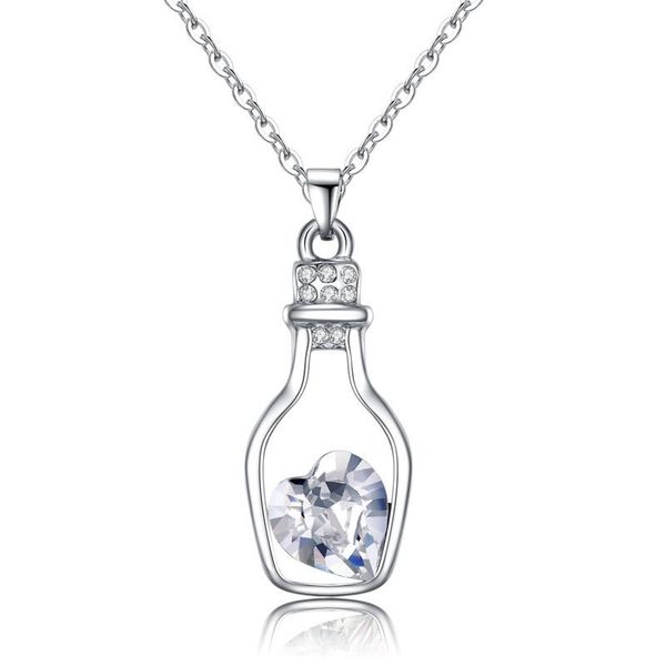 pendant necklaces trendy crystal blue heart bottle pendants necklace for women party accessories fashion silver plated girl choker bijou
pendant necklaces trendy crystal blue heart bottle pendants necklace for women party accessories fashion silver plated girl choker bijou