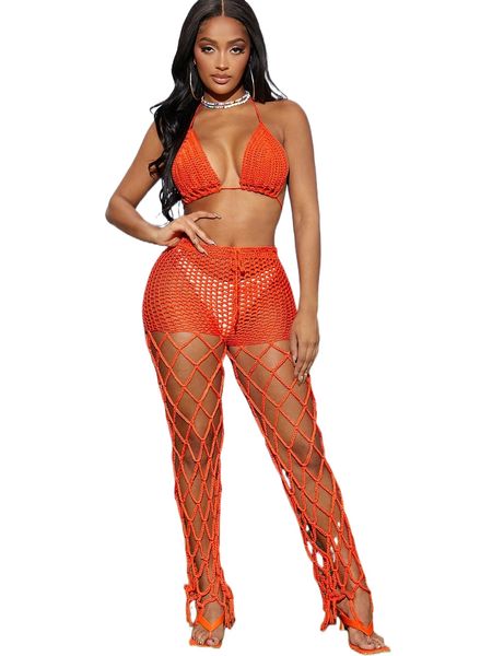 crochet bralette with matching fishnet pants y59z#, White;black
crochet bralette with matching fishnet pants y59z#, White;black