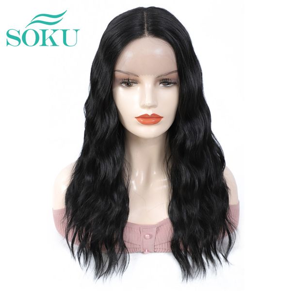 middle part lace wig black color natural long wavy hair wig for black women synthetic lace hair wigsfactory direct
middle part lace wig black color natural long wavy hair wig for black women synthetic lace hair wigsfactory direct