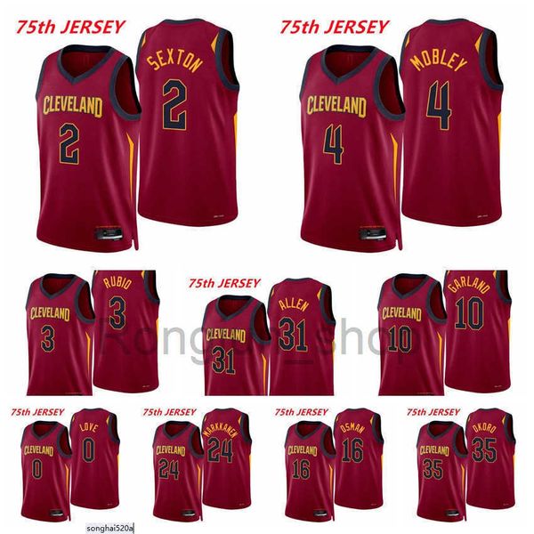 2021-22 75th anniversary diamond printed mens basketball evan mobley collin sexton ricky rubio jarrett allen darius garland lauri markkanen, Black
2021-22 75th anniversary diamond printed mens basketball evan mobley collin sexton ricky rubio jarrett allen darius garland lauri markkanen, Black