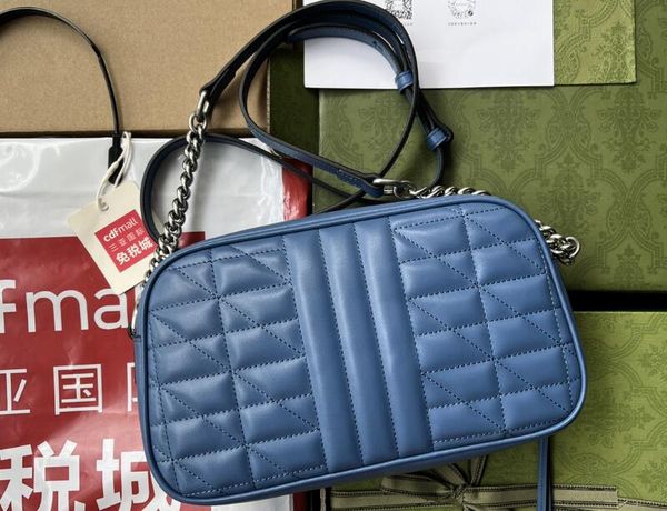 realfine bags 5a 47632 24cm small marmont blue leather quilted crossbody shoulder handbag for women with box+dust bag
realfine bags 5a 47632 24cm small marmont blue leather quilted crossbody shoulder handbag for women with box+dust bag