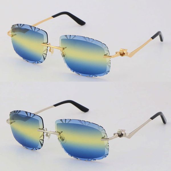 wholesale leopard series metal rimless diamond cut lens sunglasses 18k gold frame large eyewear male and female driving sun glasses oval orn, White;black
wholesale leopard series metal rimless diamond cut lens sunglasses 18k gold frame large eyewear male and female driving sun glasses oval orn, White;black