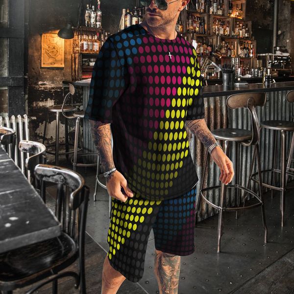 3d colorful gradient printing beach shorts suit male summer men s casual sports t shirt two piece set 220526, Gray
3d colorful gradient printing beach shorts suit male summer men s casual sports t shirt two piece set 220526, Gray