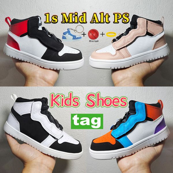 shoes fashion 1 1s mid alt ps kids basketball white black bred multi-color toe pink quartz shattered backboard infants sneakers
shoes fashion 1 1s mid alt ps kids basketball white black bred multi-color toe pink quartz shattered backboard infants sneakers