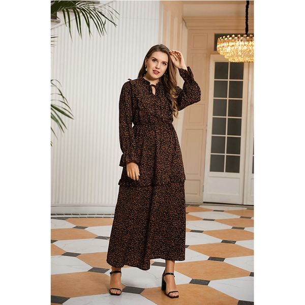 floral dress women plus size long sleeve dress 4xl summer elegant dresses boho maxi puff sleeve bandage ruffle vintage prom, Black
floral dress women plus size long sleeve dress 4xl summer elegant dresses boho maxi puff sleeve bandage ruffle vintage prom, Black