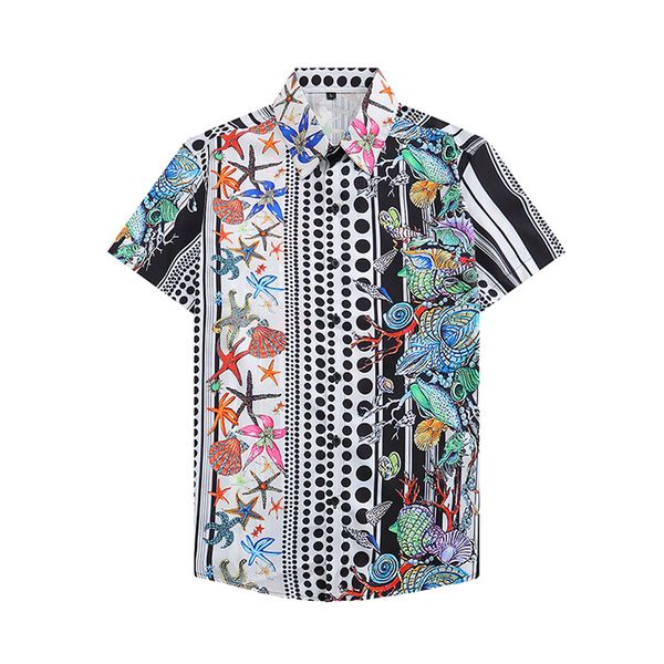 luxury italy designer shirts men's fashion bowling shirt hawaii floral casual shirts men loose short sleeve dress shirt, White;black
luxury italy designer shirts men's fashion bowling shirt hawaii floral casual shirts men loose short sleeve dress shirt, White;black