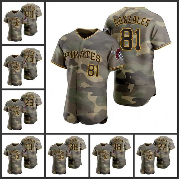 pittsburgh's pirates men women youth #10 bryan reynolds 25 gregory polanco 81 nick gonzales custom camo authentic armed forces day jers, Black
pittsburgh's pirates men women youth #10 bryan reynolds 25 gregory polanco 81 nick gonzales custom camo authentic armed forces day jers, Black