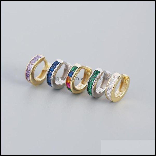 hoop hie earrings jewelry mental style 100% real.925 sterling sier rainbow cz round fine tle2246 drop delivery 2021 c80vn, Golden;silver
hoop hie earrings jewelry mental style 100% real.925 sterling sier rainbow cz round fine tle2246 drop delivery 2021 c80vn, Golden;silver