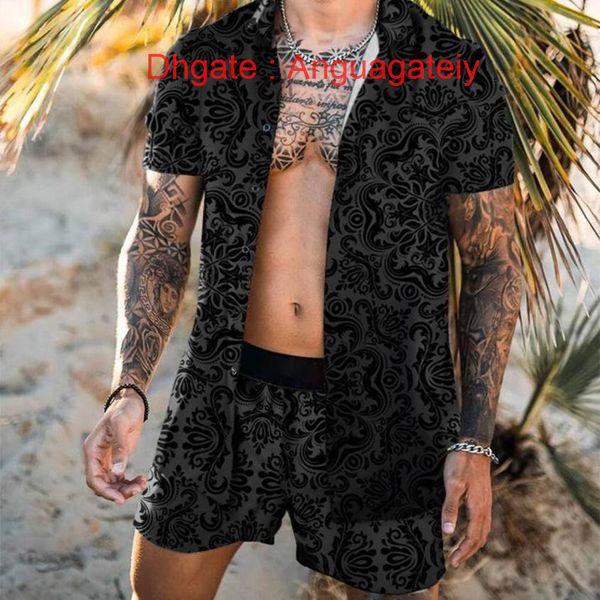 fashion summer mens tracksuit hawaiian sets t-shirts printing luxury men swim short sleeve button shirts beach shorts streetwear casual shir, Gray
fashion summer mens tracksuit hawaiian sets t-shirts printing luxury men swim short sleeve button shirts beach shorts streetwear casual shir, Gray