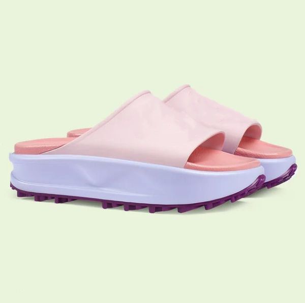 women slipper lady summer slide sandal designer interlocking pink purple rubber slides lady platform sandals, Black
women slipper lady summer slide sandal designer interlocking pink purple rubber slides lady platform sandals, Black