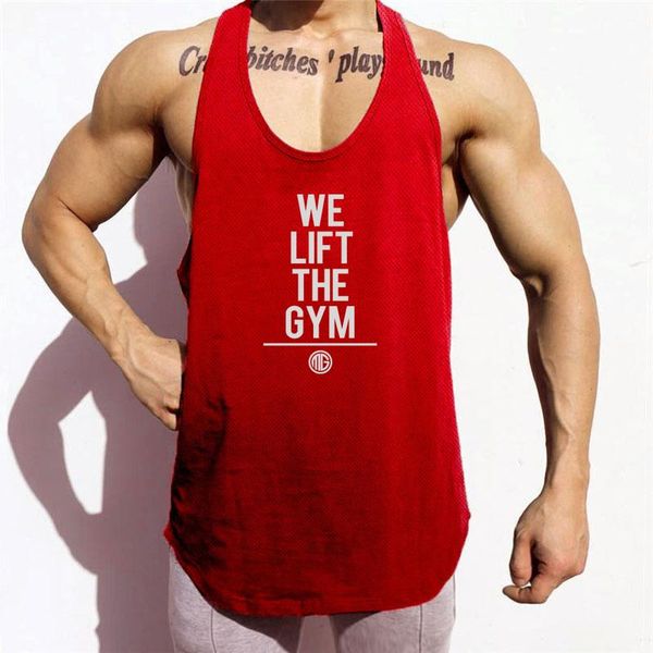 men' tank fashion mesh gym clothing mens bodybuilding stringer fitness sleeveless shirt running vest quick dry singletsmen, White;black
men' tank fashion mesh gym clothing mens bodybuilding stringer fitness sleeveless shirt running vest quick dry singletsmen, White;black