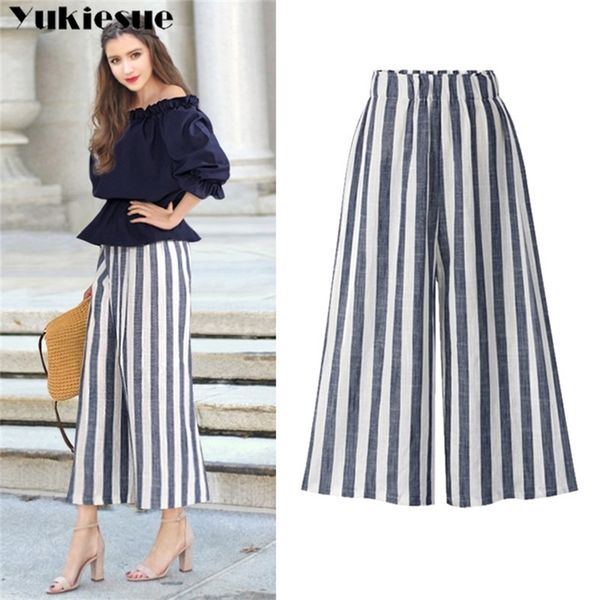 summer cotton linen striped women s pants capris high waist wide leg pants for women trousers woman pants female plus size 5xl 210412, Black;white
summer cotton linen striped women s pants capris high waist wide leg pants for women trousers woman pants female plus size 5xl 210412, Black;white