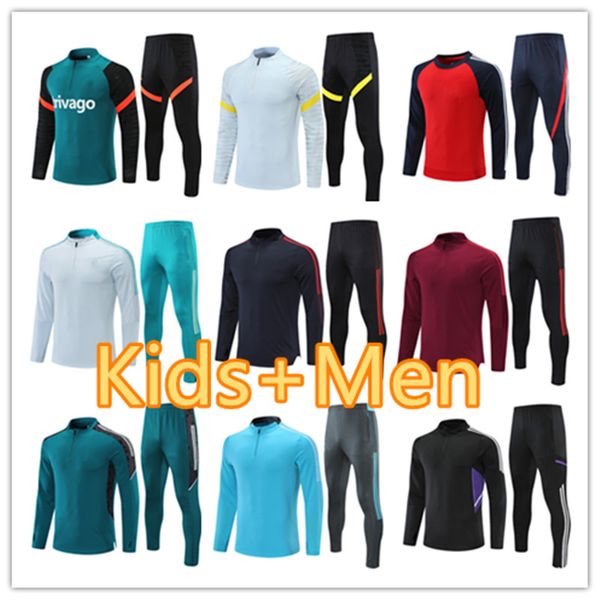 mens and kids soccer tracksuit jersey sets 2122 men football jerseys training tracksuits jacket set chandal futbol survetement foot, Black
mens and kids soccer tracksuit jersey sets 2122 men football jerseys training tracksuits jacket set chandal futbol survetement foot, Black