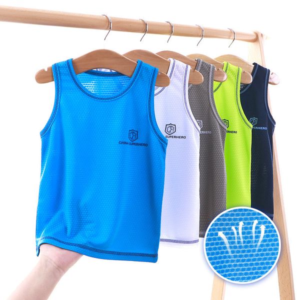 2 pcs toddler summer quick-drying sports vest breathable tank t shirt for children teenager boys tshirt sleeveless, Blue
2 pcs toddler summer quick-drying sports vest breathable tank t shirt for children teenager boys tshirt sleeveless, Blue
