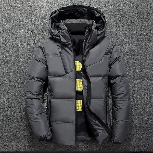 white duck down jacket men winter warm solid color hooded down coats thick duck parka mens down jackets winter outdoor coat 220817, Black
white duck down jacket men winter warm solid color hooded down coats thick duck parka mens down jackets winter outdoor coat 220817, Black