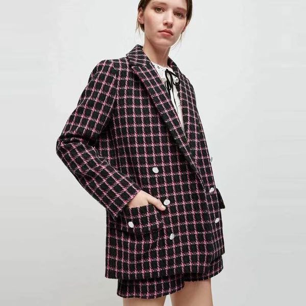 t630 womens suits blazers banquet houndstooth women's classic oscars 2022 festivities were early spring new personality sweet cool clas, White;black
t630 womens suits blazers banquet houndstooth women's classic oscars 2022 festivities were early spring new personality sweet cool clas, White;black