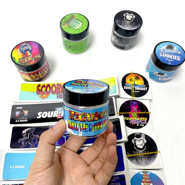 empty 60ml 3.5g clear plastic cali pack bottle jars with 10 types strain stickers og cookie purple punch
empty 60ml 3.5g clear plastic cali pack bottle jars with 10 types strain stickers og cookie purple punch