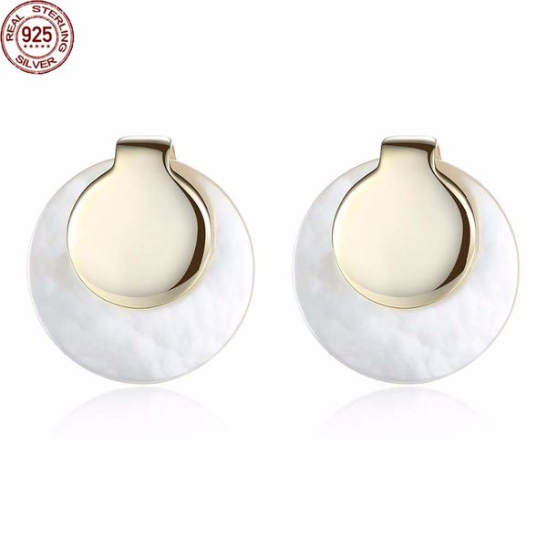 new brand 2018 new popular 925 sterling silver round white shell pearl stud earrings for women daily wear 925 jewelry female, Golden;silver
new brand 2018 new popular 925 sterling silver round white shell pearl stud earrings for women daily wear 925 jewelry female, Golden;silver