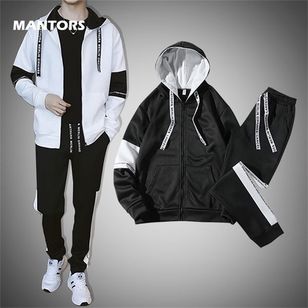 men sweatshirt set spring autumn hooded tracksuit men's set sporting two pieces casual sportswear suits hoodiespants male sets 201128, Gray
men sweatshirt set spring autumn hooded tracksuit men's set sporting two pieces casual sportswear suits hoodiespants male sets 201128, Gray