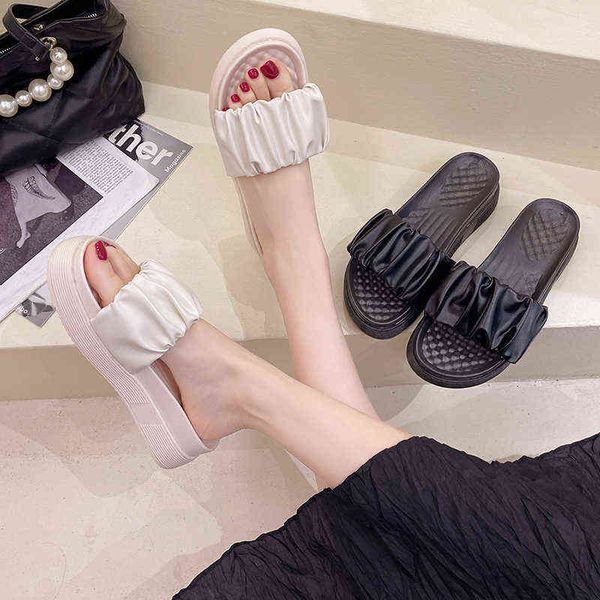 slippers med beach shoe woman platform slide fahion sabot soft luxury flat pu rubber concie slipper 220329, Black
slippers med beach shoe woman platform slide fahion sabot soft luxury flat pu rubber concie slipper 220329, Black