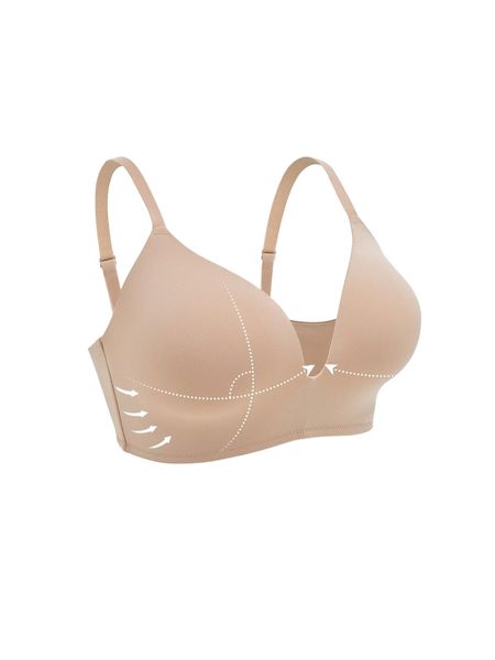 luvlette plain wireless bra s3oj#, Black;red