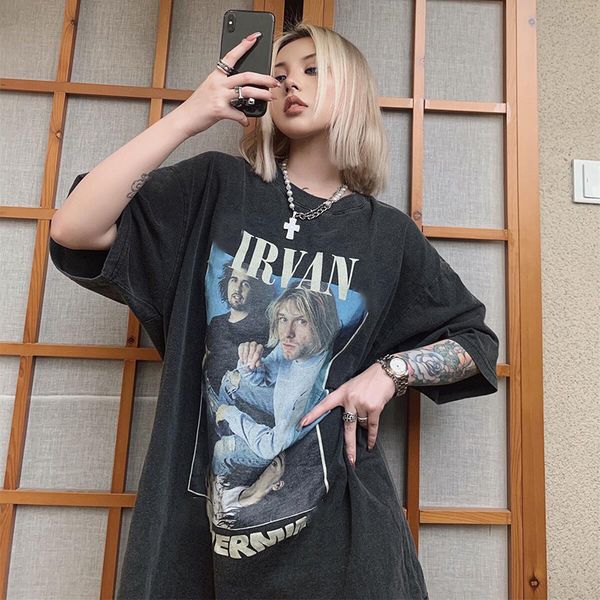 plus size t shirts men's vintage t-shirts rock band hip hop man summer t-shirt men women oversized streetwear tee washed old loose tees, White;black
plus size t shirts men's vintage t-shirts rock band hip hop man summer t-shirt men women oversized streetwear tee washed old loose tees, White;black