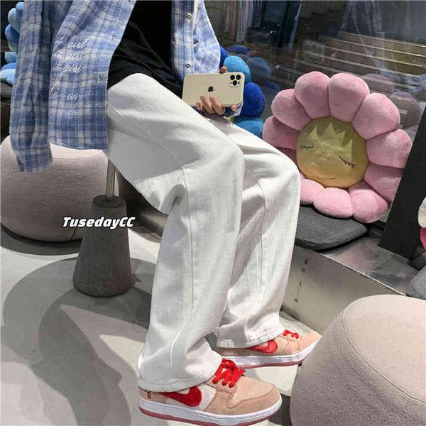 white/black baggy jeans men fashion casual wide-leg jeans men streetwear loose hip-hop straight denim pants mens trousers -2xl t220726, Blue
white/black baggy jeans men fashion casual wide-leg jeans men streetwear loose hip-hop straight denim pants mens trousers -2xl t220726, Blue