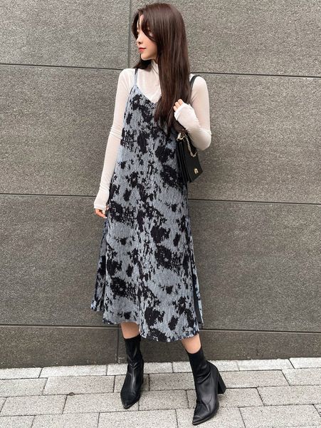 dazy tie dye velvet cami dress without tee e8ei#, Black;gray
dazy tie dye velvet cami dress without tee e8ei#, Black;gray