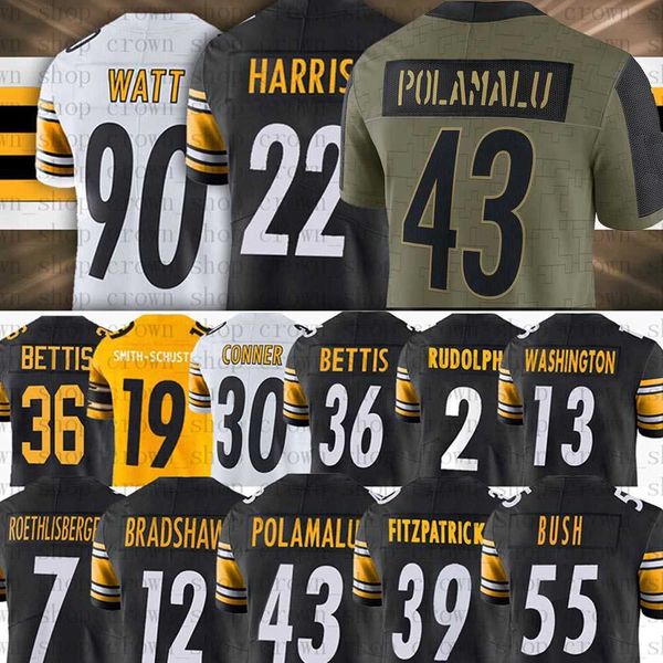 22 najee harris football jersey t.j. watt chase claypool juju smith-schuster ben roethlisberger pat freiermuth devin bush troy polamalu, Black
22 najee harris football jersey t.j. watt chase claypool juju smith-schuster ben roethlisberger pat freiermuth devin bush troy polamalu, Black