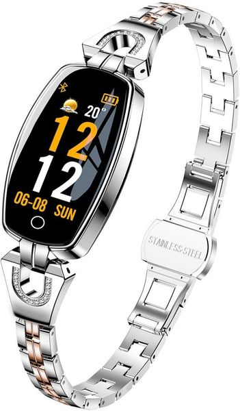 watch byoung fitness tracker women's blood pressure monitor 3.3 inch color screen pedometer, Silver
watch byoung fitness tracker women's blood pressure monitor 3.3 inch color screen pedometer, Silver