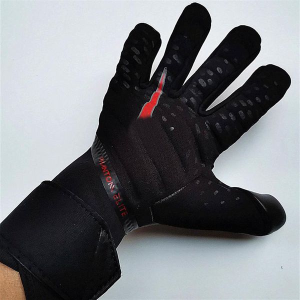 gk phantom elite men professional soccer goalkeeper gloves without finger protection goal thickened latex football gloves for goal281y, Black 
gk phantom elite men professional soccer goalkeeper gloves without finger protection goal thickened latex football gloves for goal281y, Black