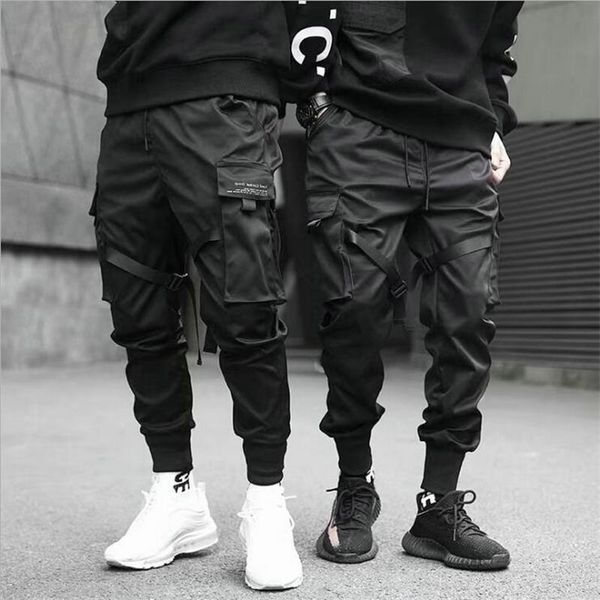 ribbons harem joggers men cargo pants streetwear hip hop casual pockets cotton track pants male harajuku fashion trousers 220708, Black;white
ribbons harem joggers men cargo pants streetwear hip hop casual pockets cotton track pants male harajuku fashion trousers 220708, Black;white