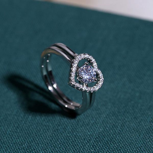 cluster rings heart matching ring set for women korean crystal zircon couple white gold color jewelry finger accessories wholesale, Golden;silver
cluster rings heart matching ring set for women korean crystal zircon couple white gold color jewelry finger accessories wholesale, Golden;silver