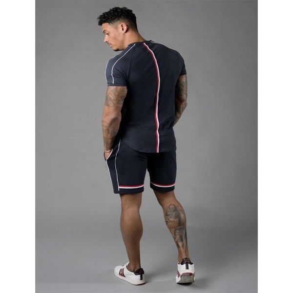 men's tracksuits short sleeve stitching suit men two pieces mens sets t shirt shorts casual tracksuit set sweatsuit patchwork sportswea, Gray
men's tracksuits short sleeve stitching suit men two pieces mens sets t shirt shorts casual tracksuit set sweatsuit patchwork sportswea, Gray