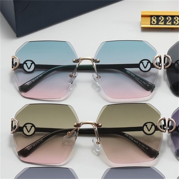 Fashion Men Sunglasses Sunshade Glasses Letter Composite Metal Rimless Optical Frame Classic Rectangle Gold Luxury Sunglasses For Women
Fashion Men Sunglasses Sunshade Glasses Letter Composite Metal Rimless Optical Frame Classic Rectangle Gold Luxury Sunglasses For Women