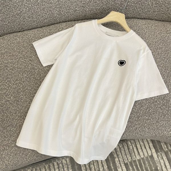spring and summer 2022 love embroidered white t-shirt men's and women's round neck short sleeve leisure, White;black
spring and summer 2022 love embroidered white t-shirt men's and women's round neck short sleeve leisure, White;black