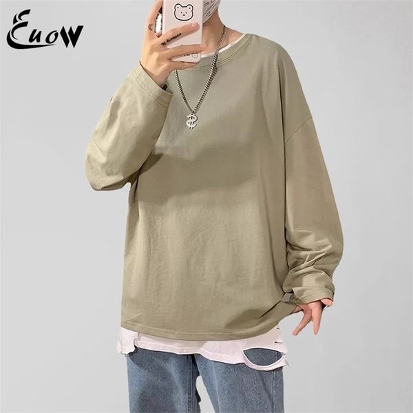 100% cotton oversize mens women tshirt man long sleeves pure color men t shirt tshirts for male female 220817, White;black
100% cotton oversize mens women tshirt man long sleeves pure color men t shirt tshirts for male female 220817, White;black
