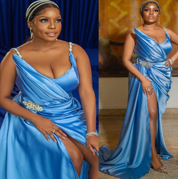 2022 plus size arabic aso ebi mermaid crystals prom dresses spaghetti satin evening formal party second reception birthday engagement gowns, Black
2022 plus size arabic aso ebi mermaid crystals prom dresses spaghetti satin evening formal party second reception birthday engagement gowns, Black