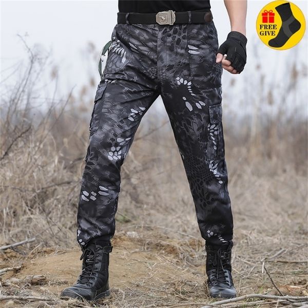 men's pants tactical cargo military black python camouflage combat army working hunting trousers joggers pantalon homme 220827
men's pants tactical cargo military black python camouflage combat army working hunting trousers joggers pantalon homme 220827