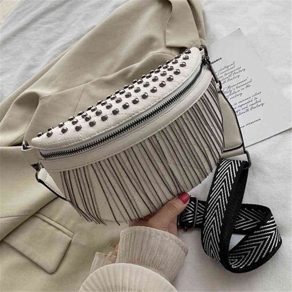 fanny packs summer woman waist bags fashion leather fanny pack phone pack tassel rivet shoulder crossbody chest bags luxury female bags 2206
fanny packs summer woman waist bags fashion leather fanny pack phone pack tassel rivet shoulder crossbody chest bags luxury female bags 2206