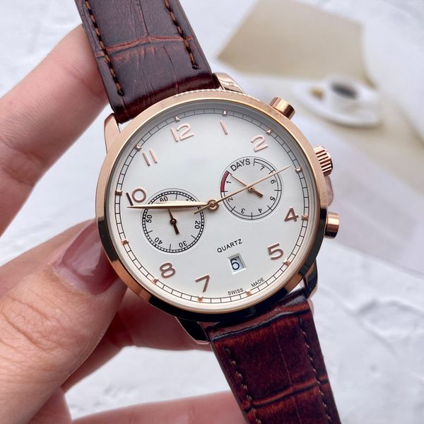 fashion mens watches brand watch 40mm leather strap 8 colors luxury wristwatches all dials work wristwatch for men father's day gift wa, Slivery;brown
fashion mens watches brand watch 40mm leather strap 8 colors luxury wristwatches all dials work wristwatch for men father's day gift wa, Slivery;brown