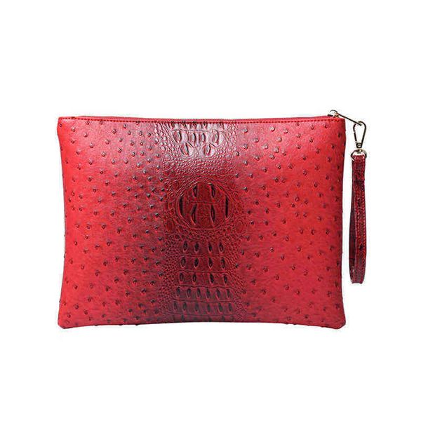 ostrich maroon leather clutch handbag python women lapbag for macbook pouch bag with short wristlet g220422
ostrich maroon leather clutch handbag python women lapbag for macbook pouch bag with short wristlet g220422