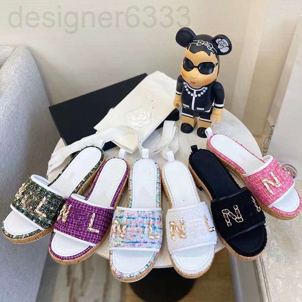 slippers designer y version embroidered slippers with thick soles and high letters wear cool fashionable heel small fragrant shoes vo17, Black
slippers designer y version embroidered slippers with thick soles and high letters wear cool fashionable heel small fragrant shoes vo17, Black