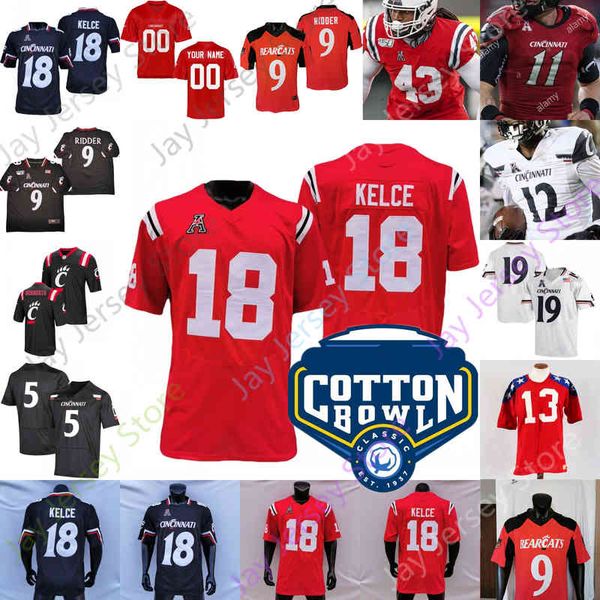 cotton bowl cincinnati bearcats football jersey ncaa college travis kelce desmond ridder michael warren ii jerome ford tyler scott thompson, Black
cotton bowl cincinnati bearcats football jersey ncaa college travis kelce desmond ridder michael warren ii jerome ford tyler scott thompson, Black