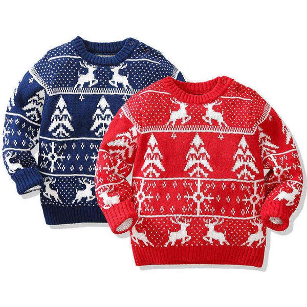 christmas baby boys girls cartoon sweaters autumn winter toddler baby knitting clothes kids christmas deer sweater pullover l220715, Blue
christmas baby boys girls cartoon sweaters autumn winter toddler baby knitting clothes kids christmas deer sweater pullover l220715, Blue