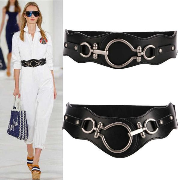 elling women's genuine leather girdle elastic waistbands for dress stretch wide waist belts new chain alloy buckle cummerbunds ladies d, Black;brown
elling women's genuine leather girdle elastic waistbands for dress stretch wide waist belts new chain alloy buckle cummerbunds ladies d, Black;brown