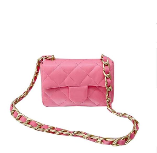 tz 2022 calfskin real leather classic mini flap bags thick chain shoulder handbags gold metal hardware quilted luxury designer purse outdoor
tz 2022 calfskin real leather classic mini flap bags thick chain shoulder handbags gold metal hardware quilted luxury designer purse outdoor