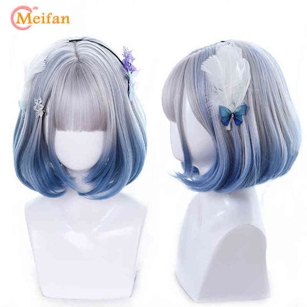 meifan synthetic short bob color lolita anime wigs with air bangs for women natural fake hair black blue lolite cosplay wig220505
meifan synthetic short bob color lolita anime wigs with air bangs for women natural fake hair black blue lolite cosplay wig220505